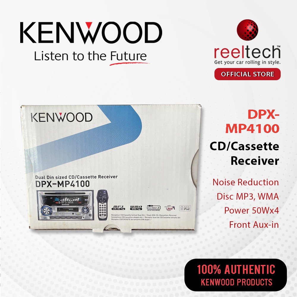 KENWOOD DPX-MP4100 - CD Receiver Front Aux-in, MP3 WMA, Car Player ...