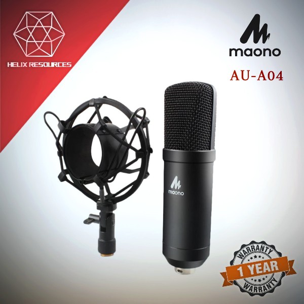 Maono AUA04 Condenser Microphone Set [ STUDIO MIC KIT ] Shopee Malaysia