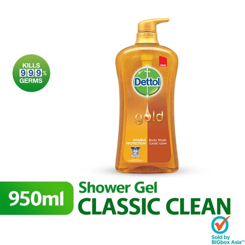 Dettol Shower Gel 950g Classic Clean Shopee Malaysia