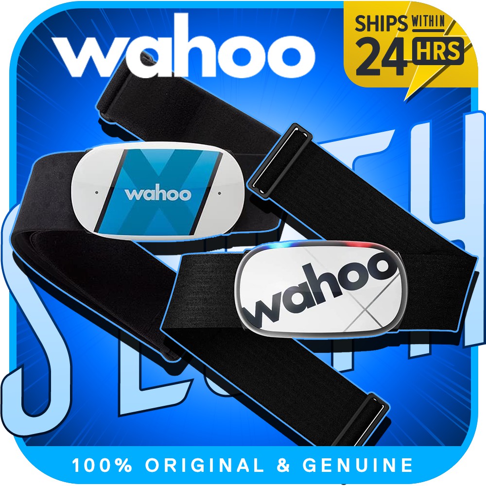 Wahoo TICKR X Heart Rate Monitor with Memory, Bluetooth/ANT+ Shopee