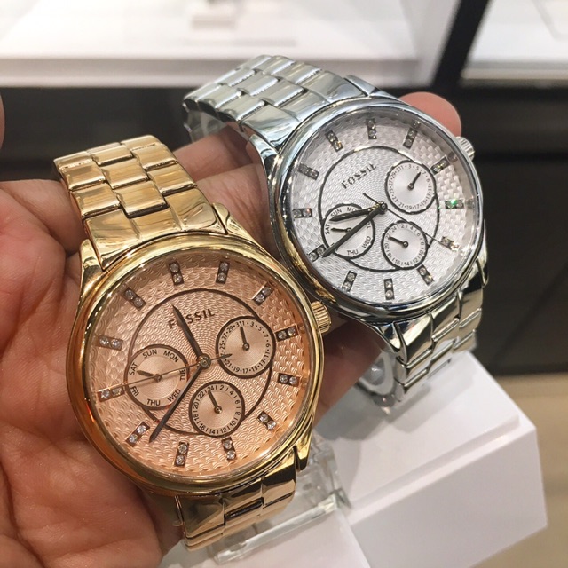 Fossil Watch Rose Gold BQ1561 Shopee Malaysia