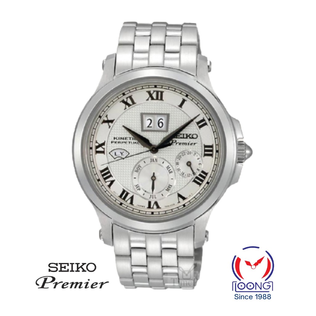 SEIKO Premier SNP051P1 SNP053P2 SNP047P1 Kinetic Perpetual Calendar Jam Lelaki Men Watches 100 Original Shopee Malaysia