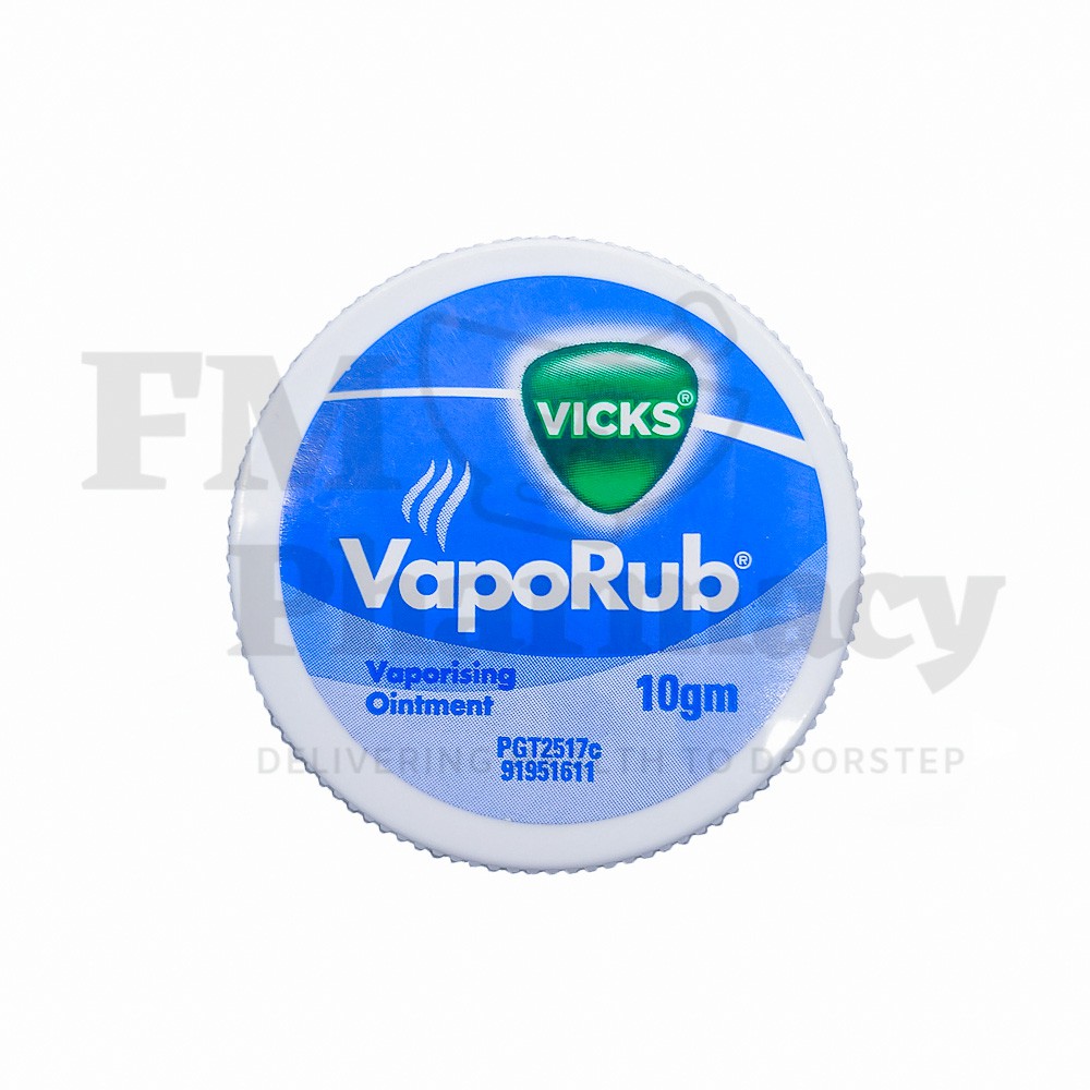 Vicks Vaporub Cold Vaporizing Ointment G Shopee Malaysia