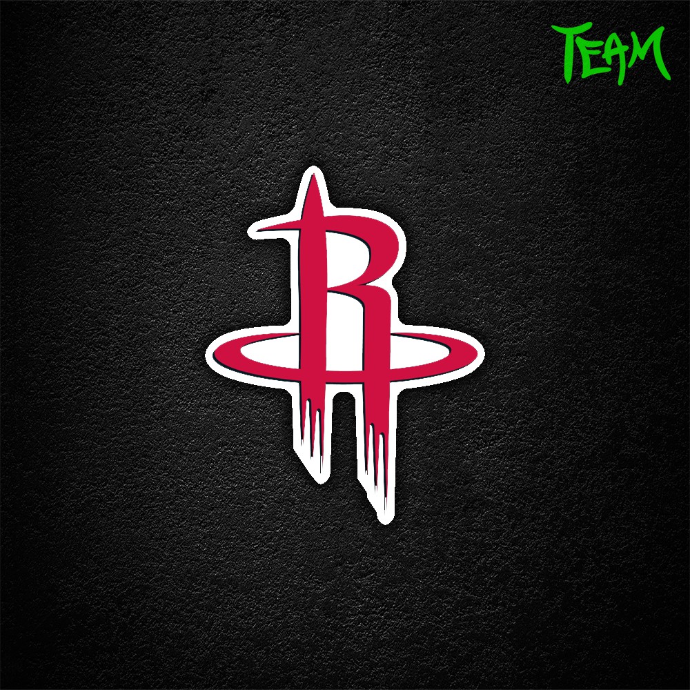 HOUSTON ROCKETS - Premium Fan-made Sticker (TEAM series) | Shopee Malaysia