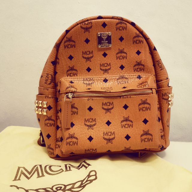 Bag Premium Brown Leather Backpack Shopee Malaysia