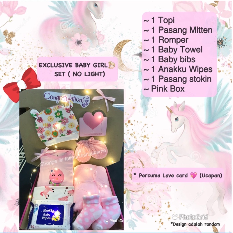 HAMPER BABY BAJET BOY & GIRL MURAH‼️🌈Hadiah bayi lelaki & perempuan