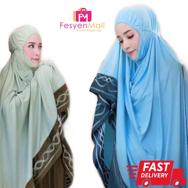 NEW! TELEKUNG PREMIUM RANIA (2 TONE COLOR) | Shopee Malaysia