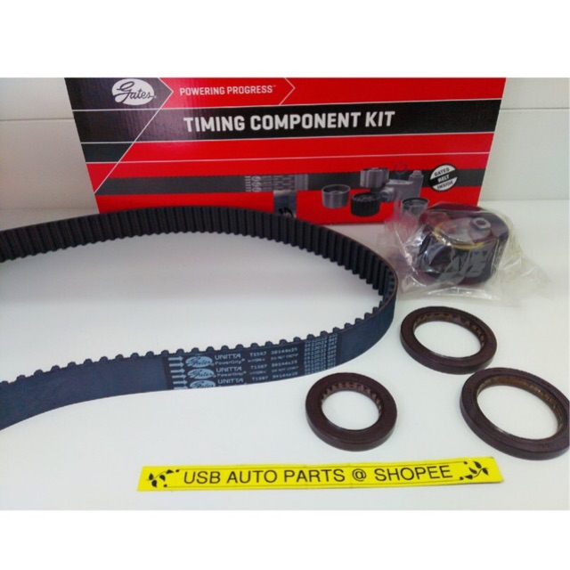 Proton Saga FLX Exora Bold CFE Preve Suprima S Iriz Persona VVT GATES ORIGINAL Timing Belt Kit