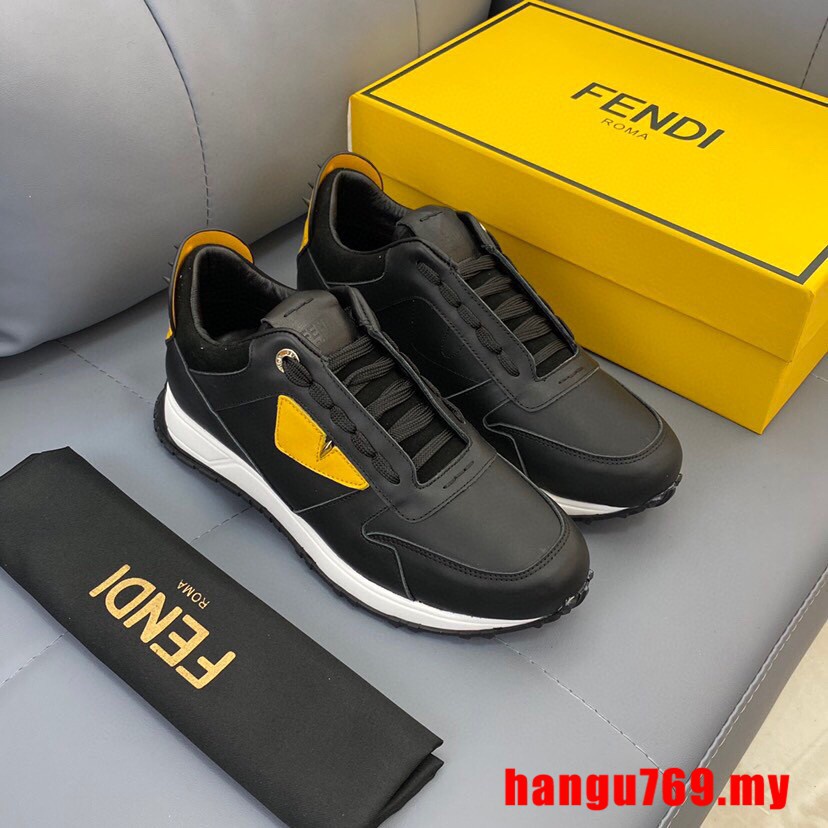 dzwl.my Recommend 【100% Original 】 Fendi shoes men's lace-up Sneakers ...