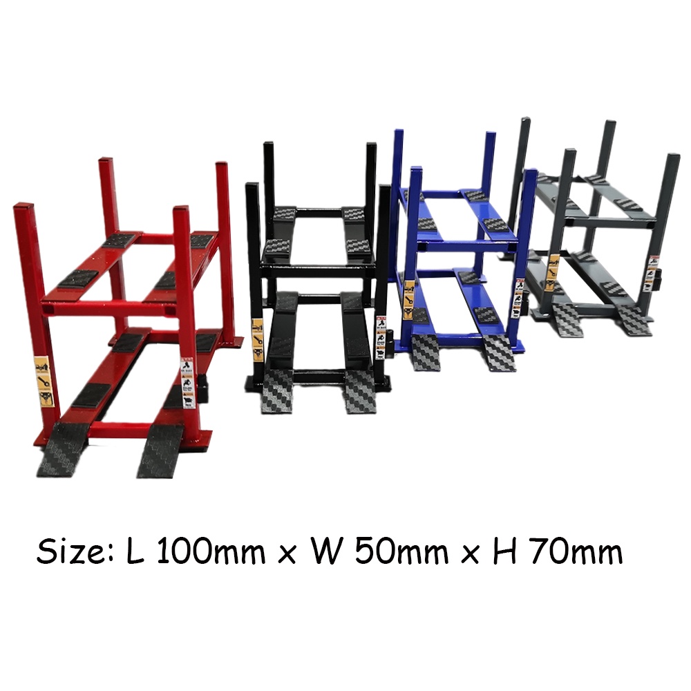 DIY 1:64 Model Lifter Machine Double Stack Maintenance Tool Model Car ...