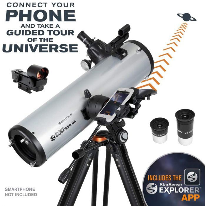 Celestron Starsense Explorer DX 130AZ Smartphone Assisted Telescope