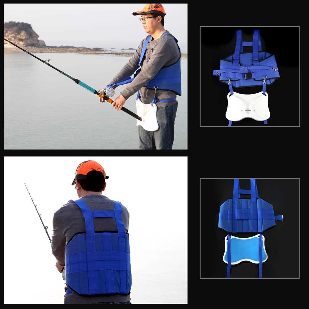 Offshore Stand Up Fishing Fighting Belt Shoulder Back Harness Fishing