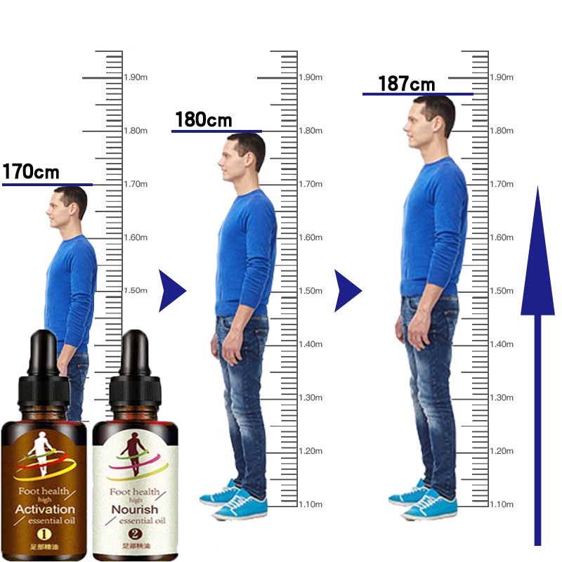 Increase Height Essential Oil Grow Taller Conditioning Body