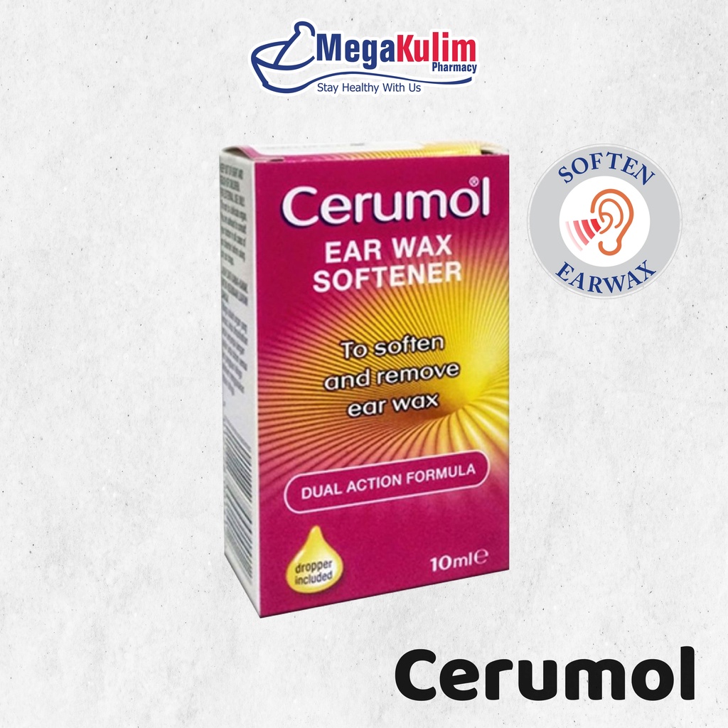 Cerumol Ear Drops Ear Wax Removal 10mL Shopee Malaysia