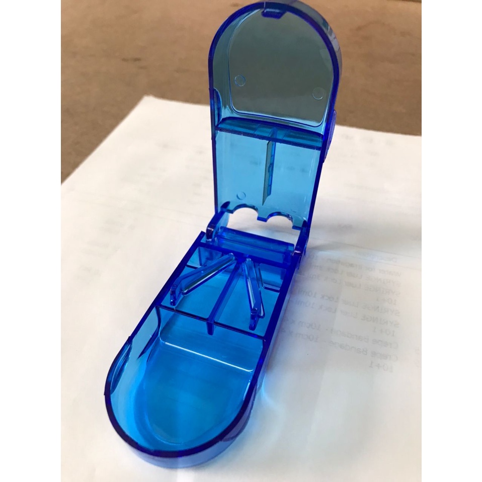 Easy Pill Cutter,Pill Splitter,Tablet Cutter,Plastic,Pil Pemotong