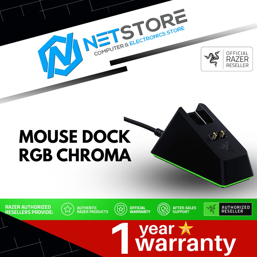 Razer Mouse Dock Chroma (Magnetic dock with charge status RGB, Anti ...