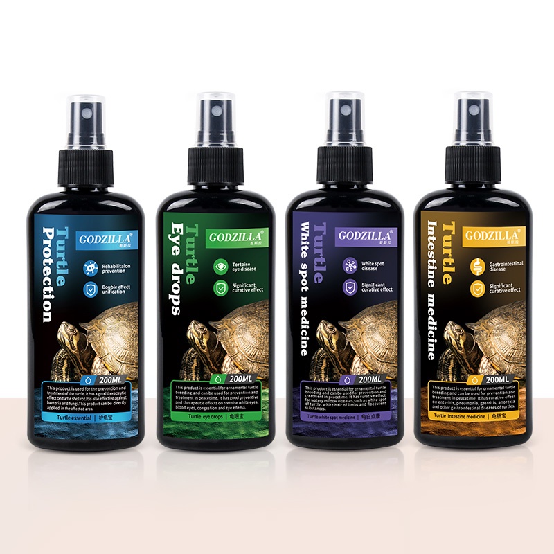 Jonsanty godzilla Turtle Treatment Spray Pets Tortoise White Eye ...