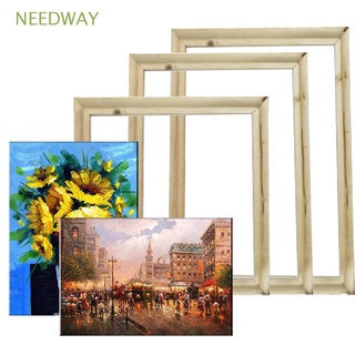 Wood stretcher diy oil painting diamond Mosaic Thick wood frame wall  painting picture frame Photo Inner frame sticker