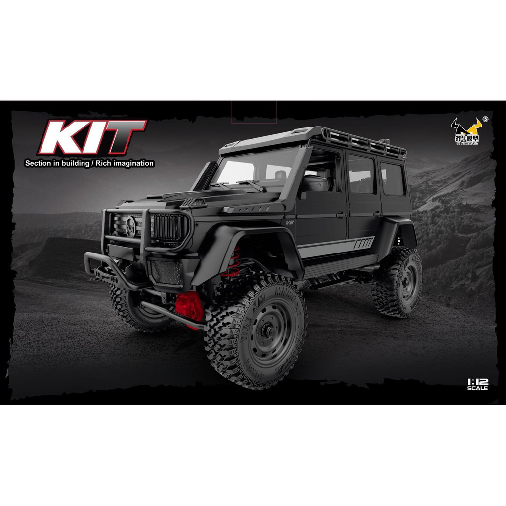 CRAWLER 1/12 Kit 2.4G 4Wd Unassembled G500 230Mm Wheelbase Crawler Off ...