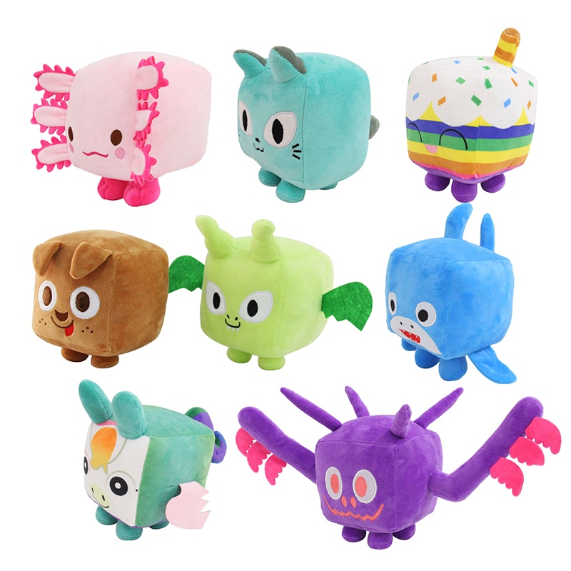 Pet Simulator X Cat Plushies New Big Games Cat Plush Toys Cute Doll Plushie Axolotl Plush Toy Gift Shopee Malaysia