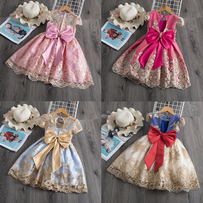 WFRV Babies Clothes Princess Party Dresses for Girls Children s Clothing Kids Dresses for Girls Wedding Dress for 4 10 Years old Child Shopee Malaysia