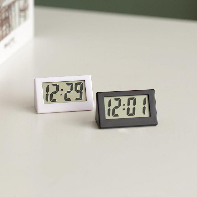 Mini LCD Clock Desktop Small Table Clock Portable Simple Digital Clock ...