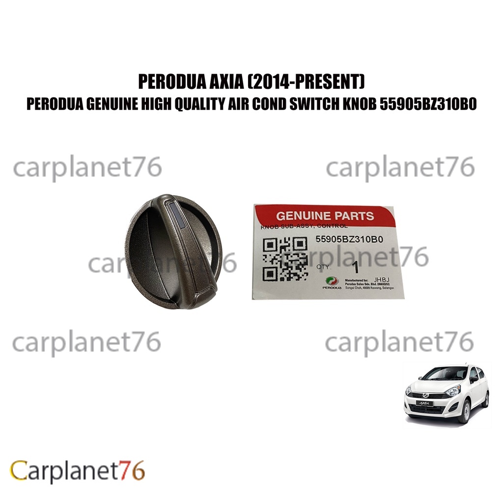 PERODUA AXIA (2014-PRESENT) AIR COND SWITCH KNOB BUTTON PERODUA GENUINE ...