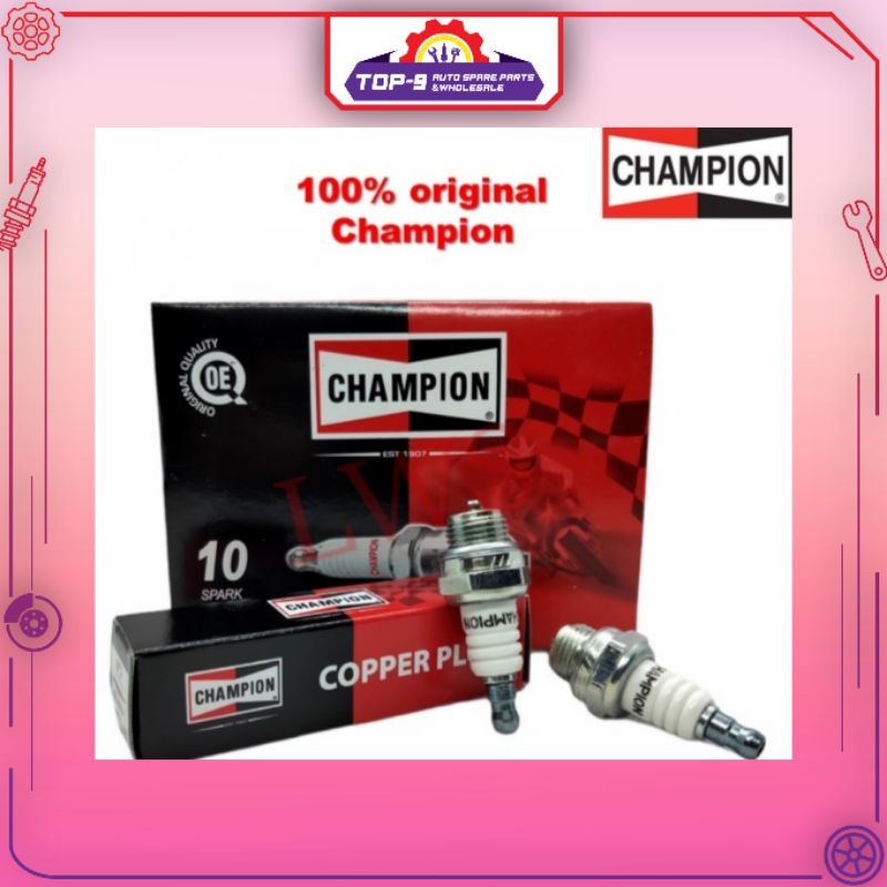 CHAMPION SPARK PLUG CJ8 BRUSH CUTTER , MESIN RUMPUT , SPRAYER , MIST BLOWER , PAM RACUN/4pcSET