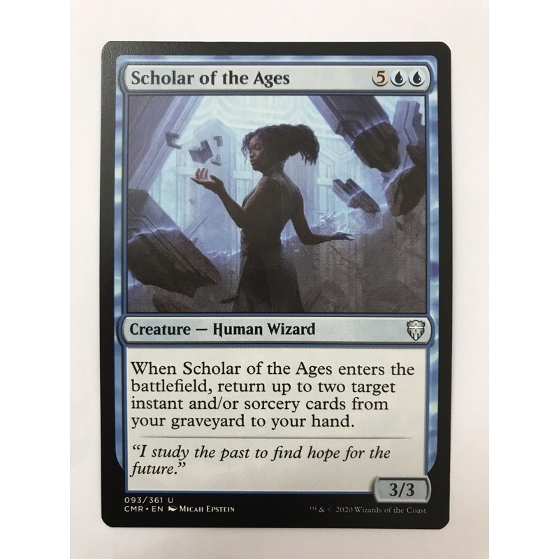 Magic The Gathering Scholar of the Ages (CMR) | Shopee Malaysia