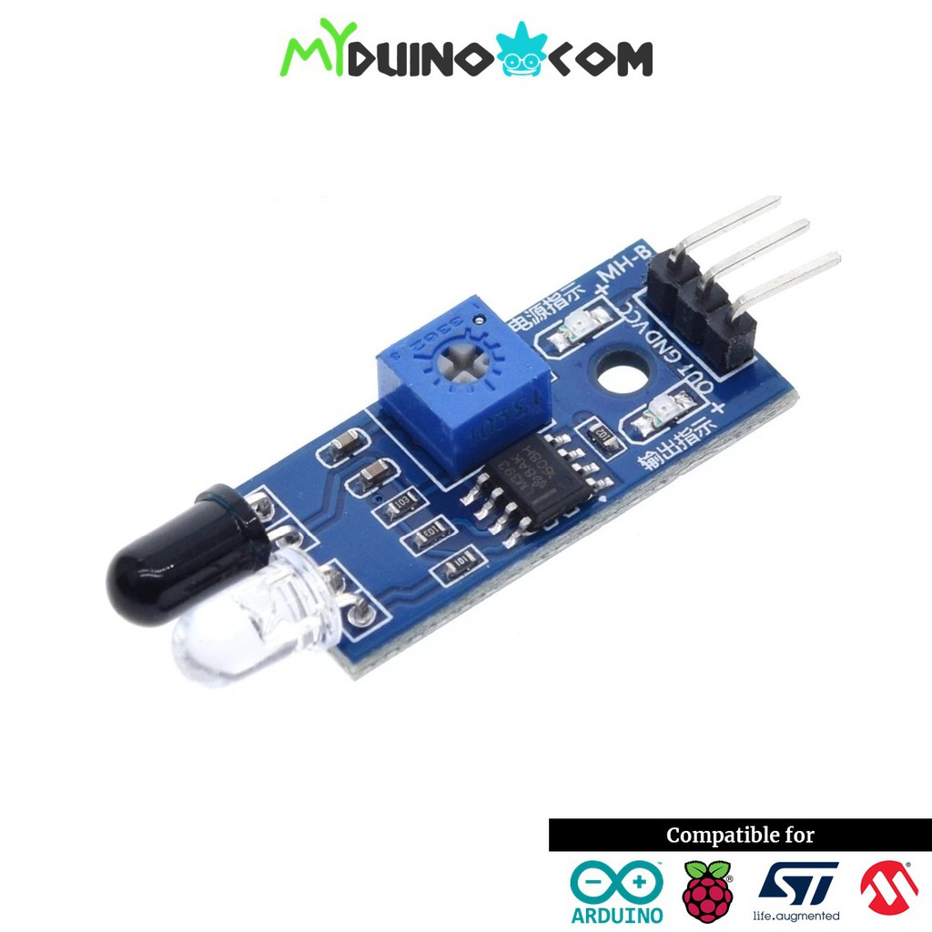 Infrared Obstacle Avoidance Sensor for Arduino Raspberry Pi Hobby ...