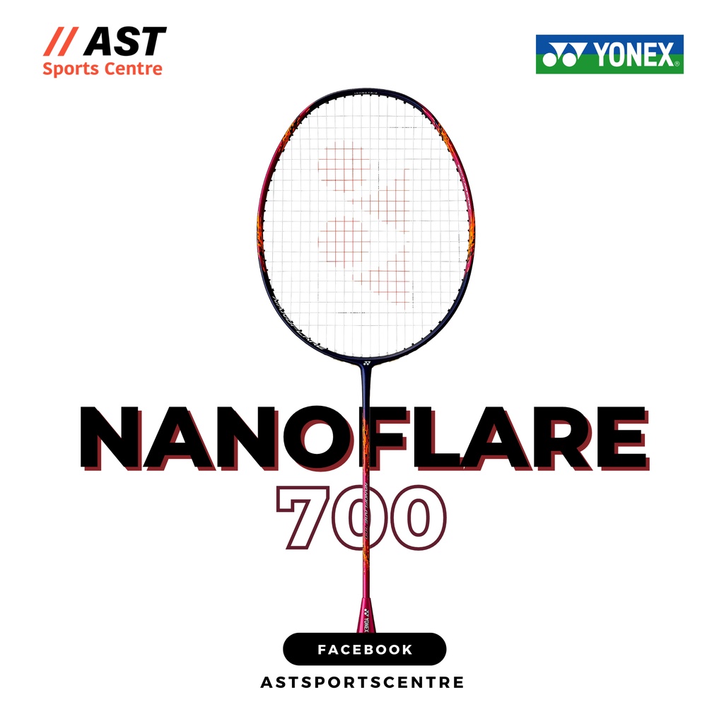 YONEX Nanoflare 700 Badminton Rackets (Original) | Magenta | FREE ...