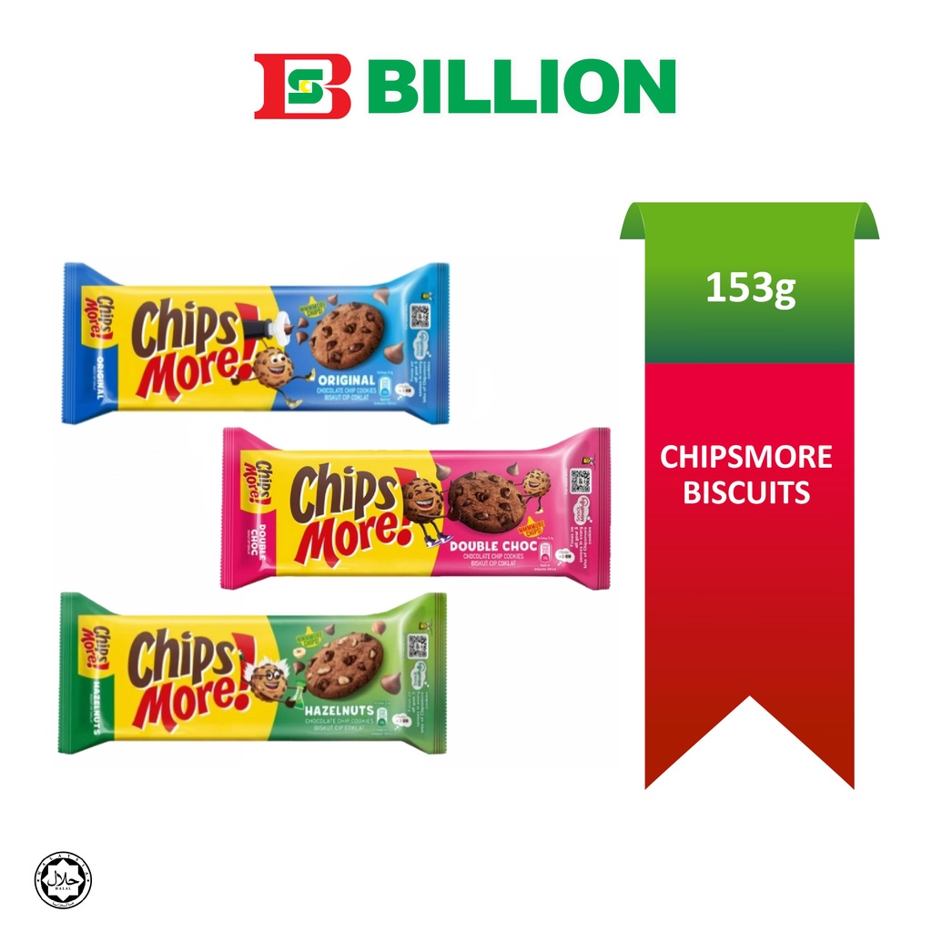 CHIPSMORE Biscuits Chip Cookies - 153g ( Assorted ) | Shopee Malaysia