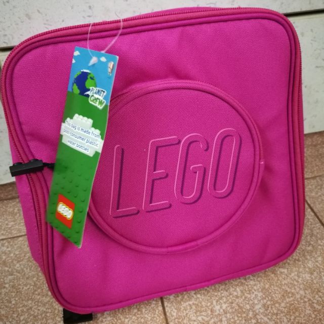 Original Lego Lunch Bag Pink Colour Shopee Malaysia