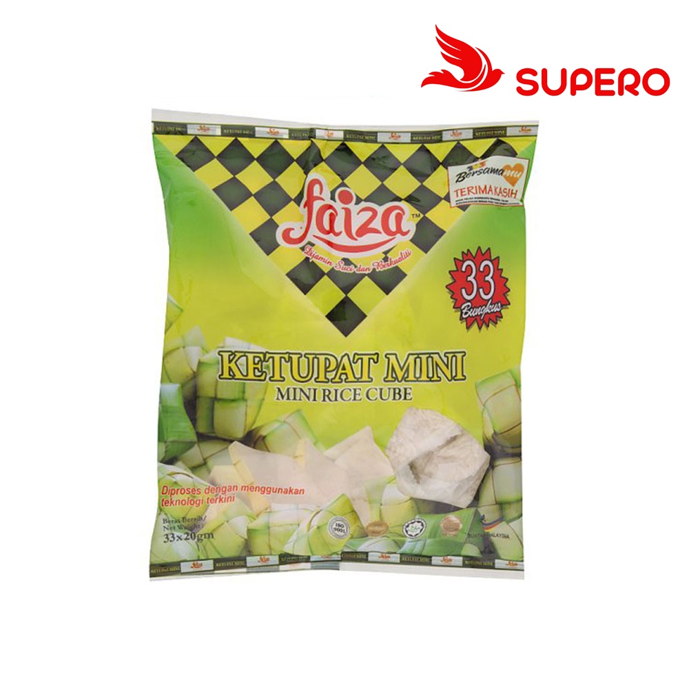 FAIZA KETUPAT MINI RICE CUBE 33x20G | Shopee Malaysia