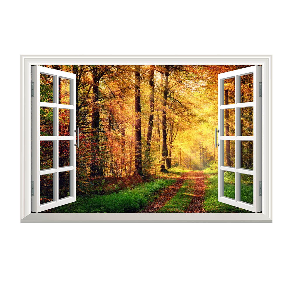 Landscape Canvas Printings Wall Art Picture Forest Scenery Outside The 