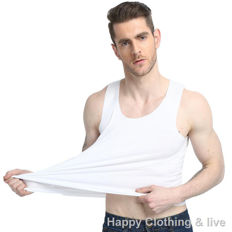 Tight white sale vest