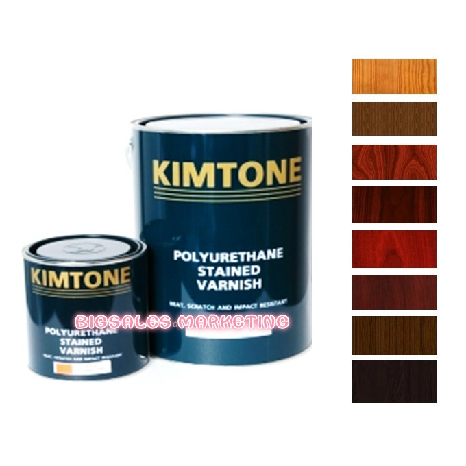 1 Litre KIMTONE UV Protection Wood Lacquer/Wood Shellac/Syelek Kayu
