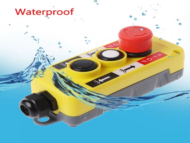 Zein Hoist Pendant Push Button Control Switch 2 Ways Hoist Crane Push ...
