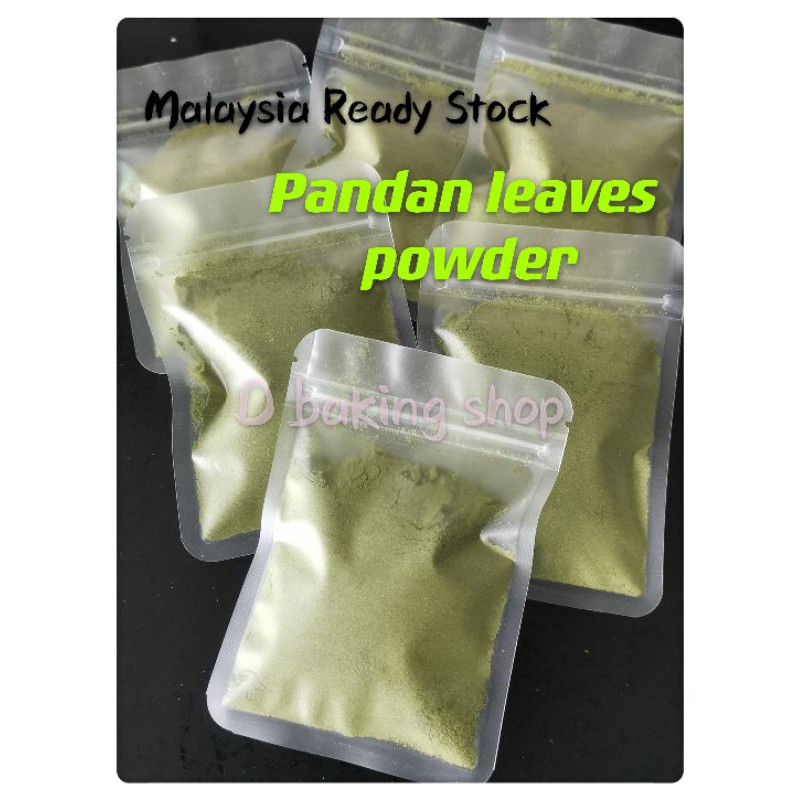 MY Ready Stock Dehydrated pandan leaves powder homemade powder organic ...