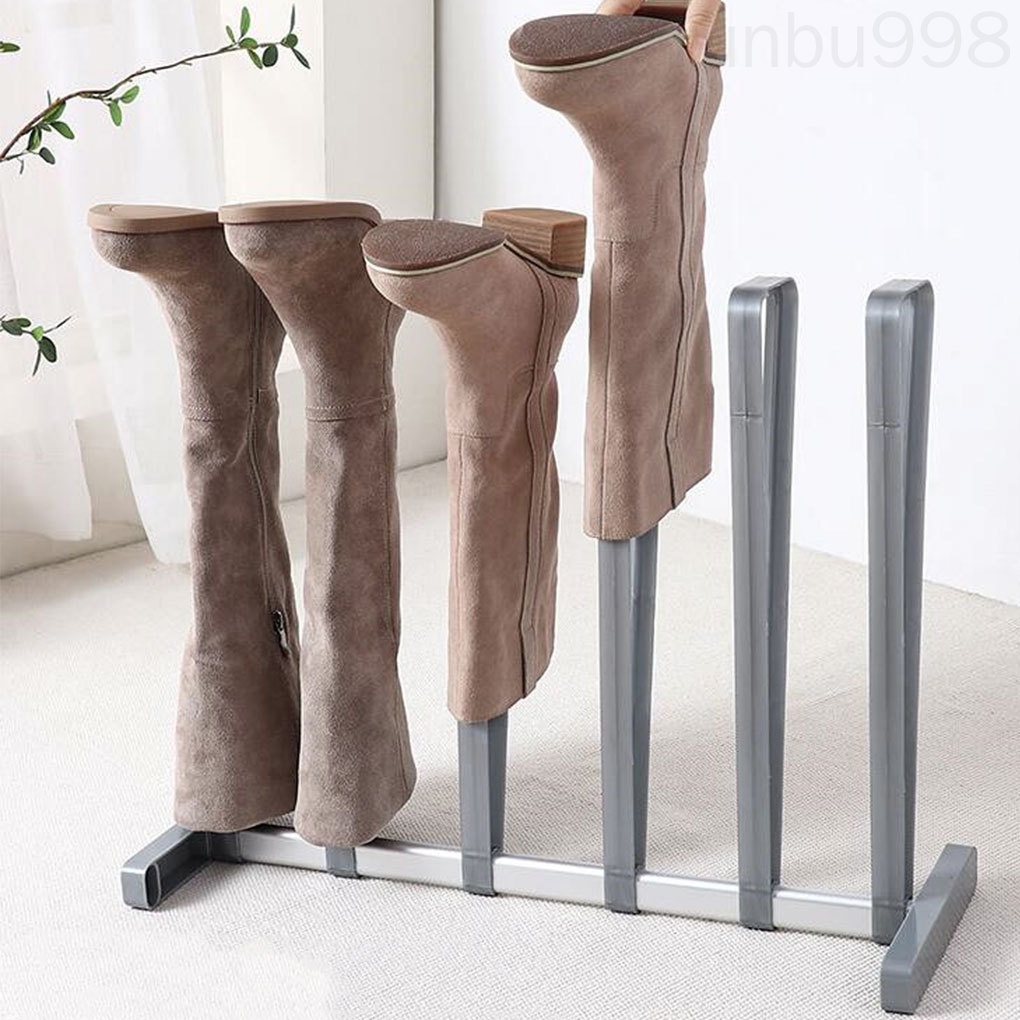 Boot Rack Stand Snow Boot Holder Stainless Steel Plastic Shoes Storage 