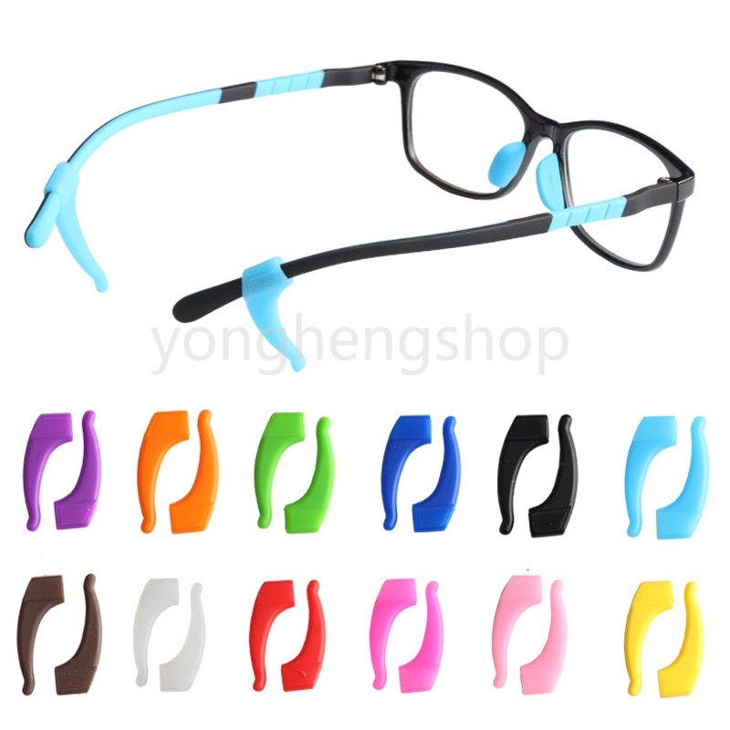 Anti Slip Ear Hook Eyewear Accessories Eyeglasses Silicone Grip Temple ...
