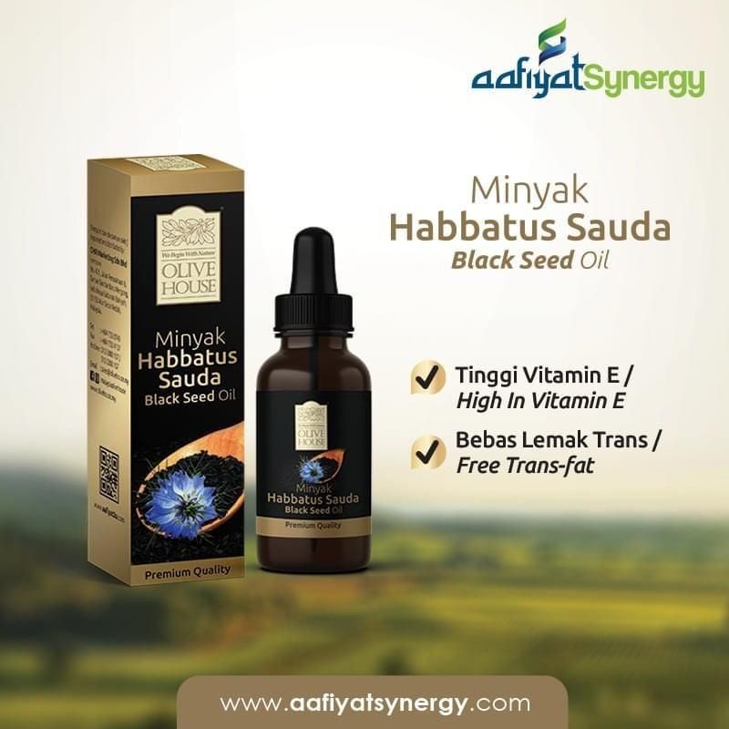 MINYAK HABBATUS SAUDA OLIVE HOUSE (EXP:SEPT2026) | Shopee Malaysia