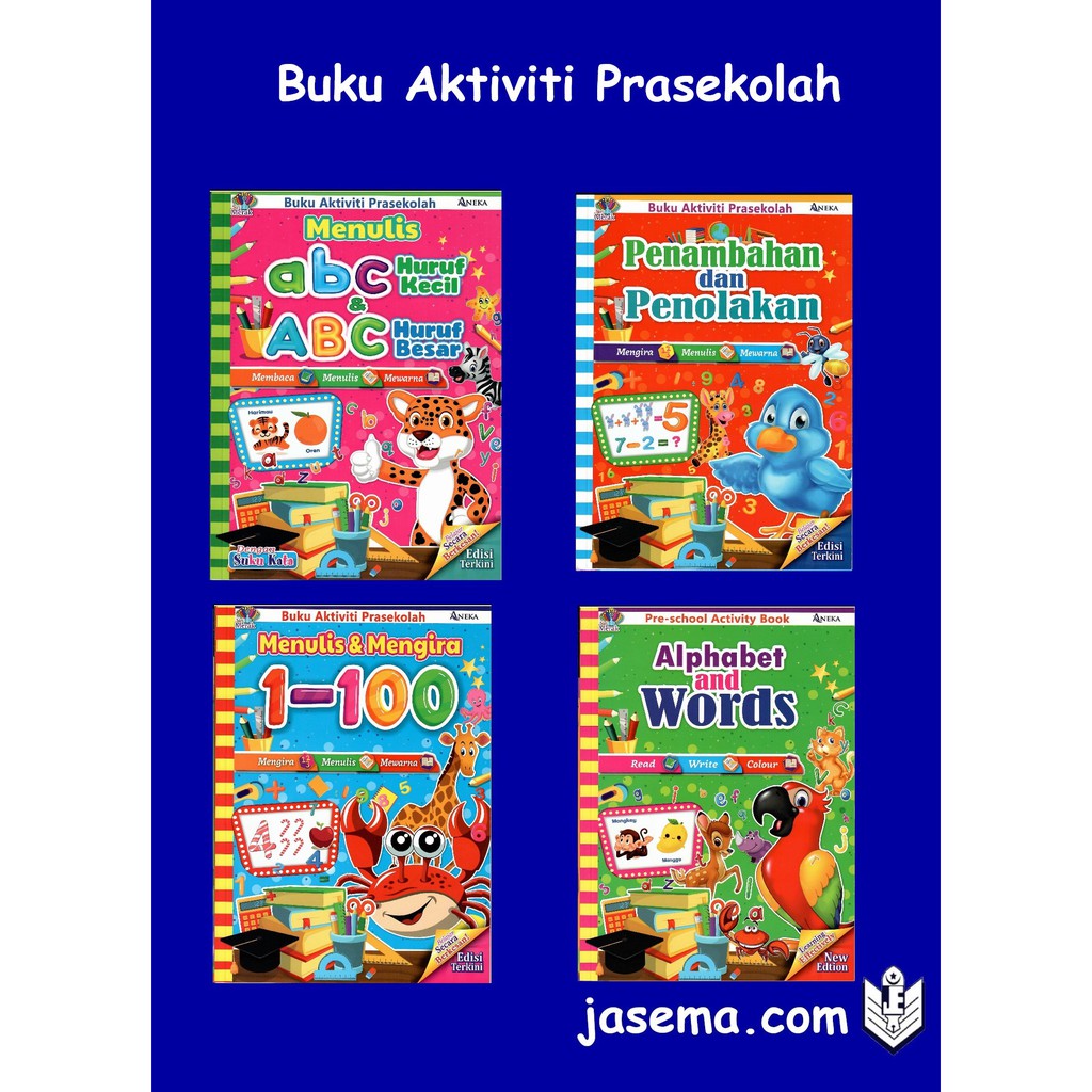 Buku Aktiviti Prasekolah | Shopee Malaysia