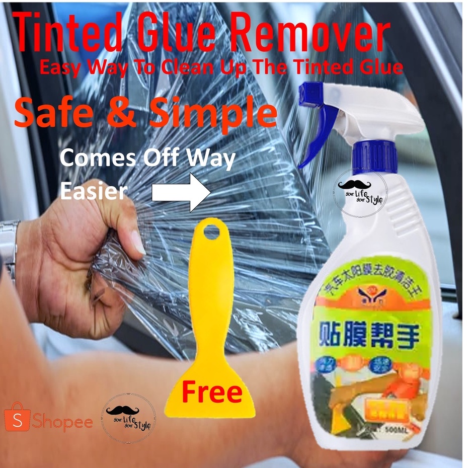READY STOCK getsun sticker remover spray cleaner sticker roadtax