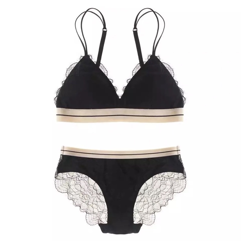 Zorro Bralette Panty Set Shopee Malaysia