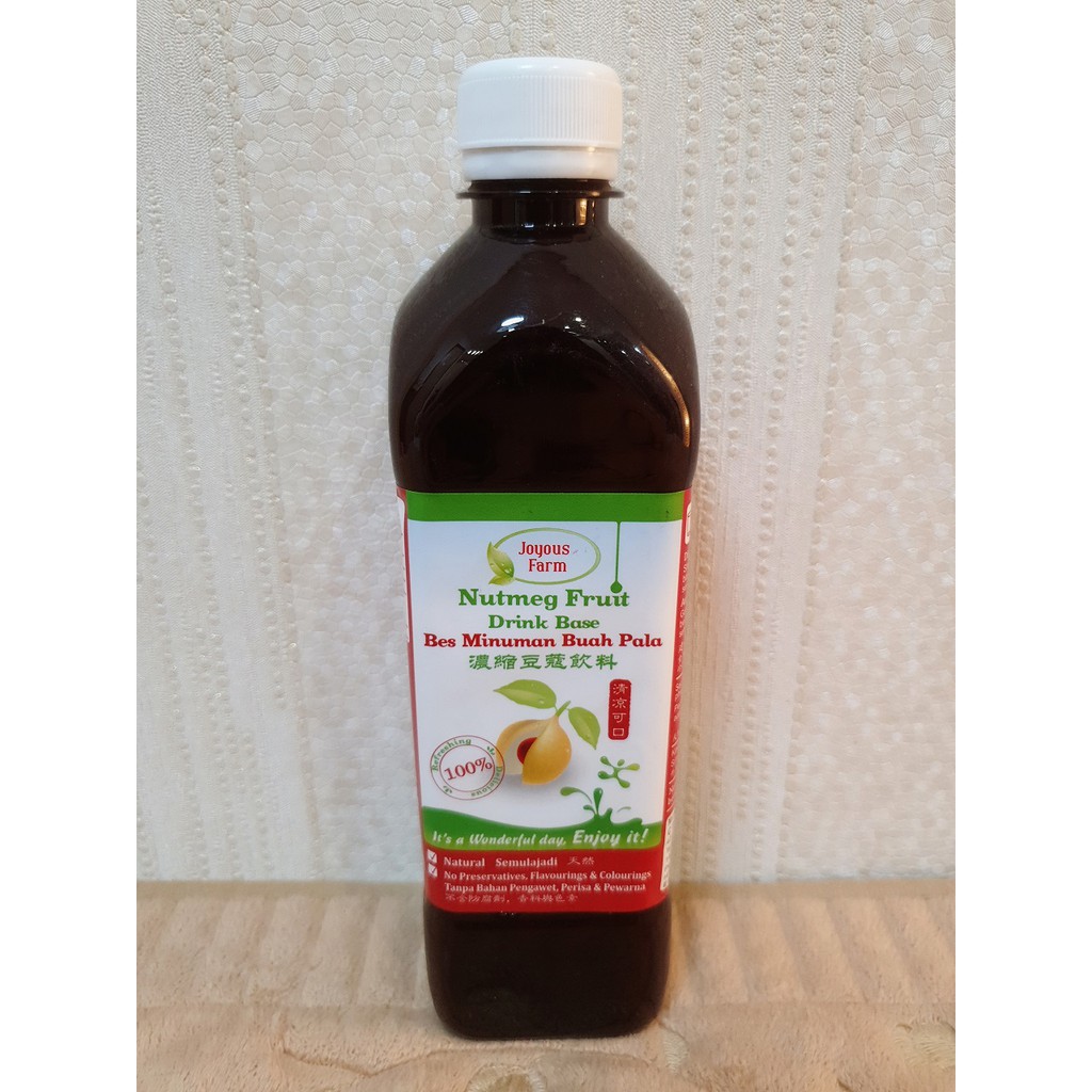 !! READY STOCK !! JOYOUSFARM Nutmeg Fruit Drink Base (500ml) / Bes Minuman Buah Pala (500ml