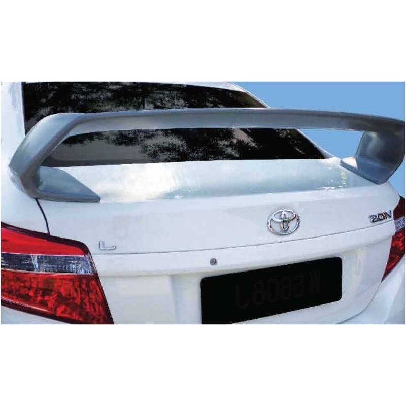 TRD spoiler TOYOTA VIOS 2008-2013 ready stok!! Murah!! rm170 fiber ...