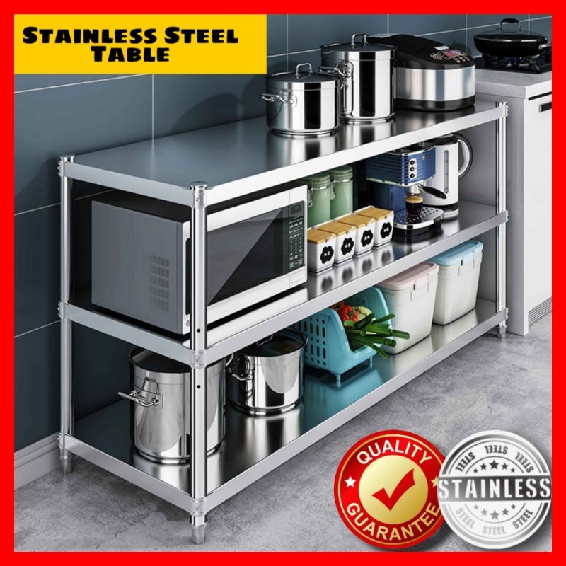 Malaysia Ready stock 304 stainless steel kitchen table storage rack ...