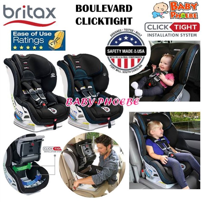 Britax boulevard clicktight cool 2024 flow