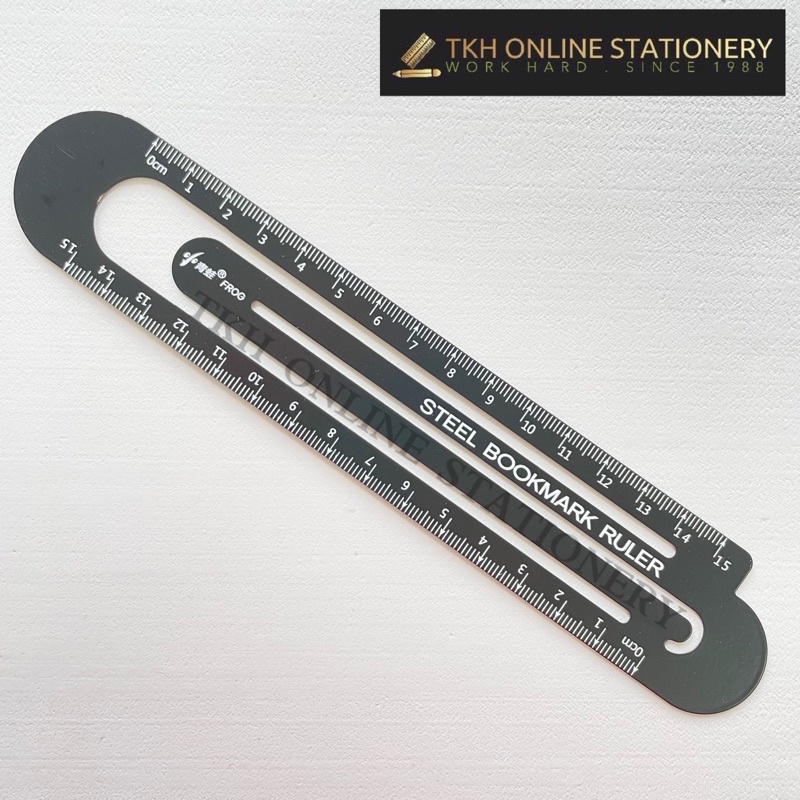 Steel Bookmark Ruler/ Pembaris Bookmark Besi 15cm | Shopee Malaysia